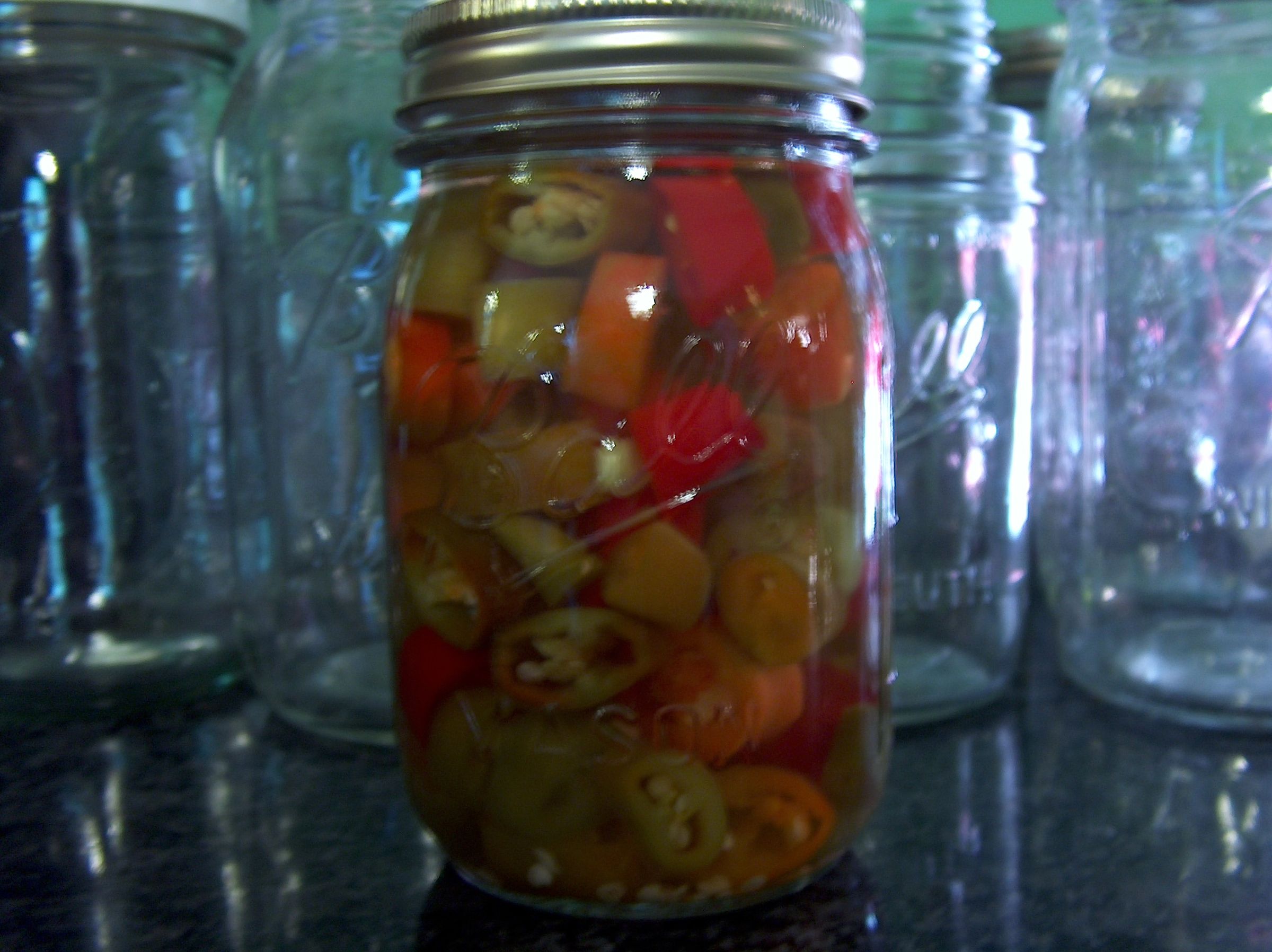 Pickled Hot Pepper Rings