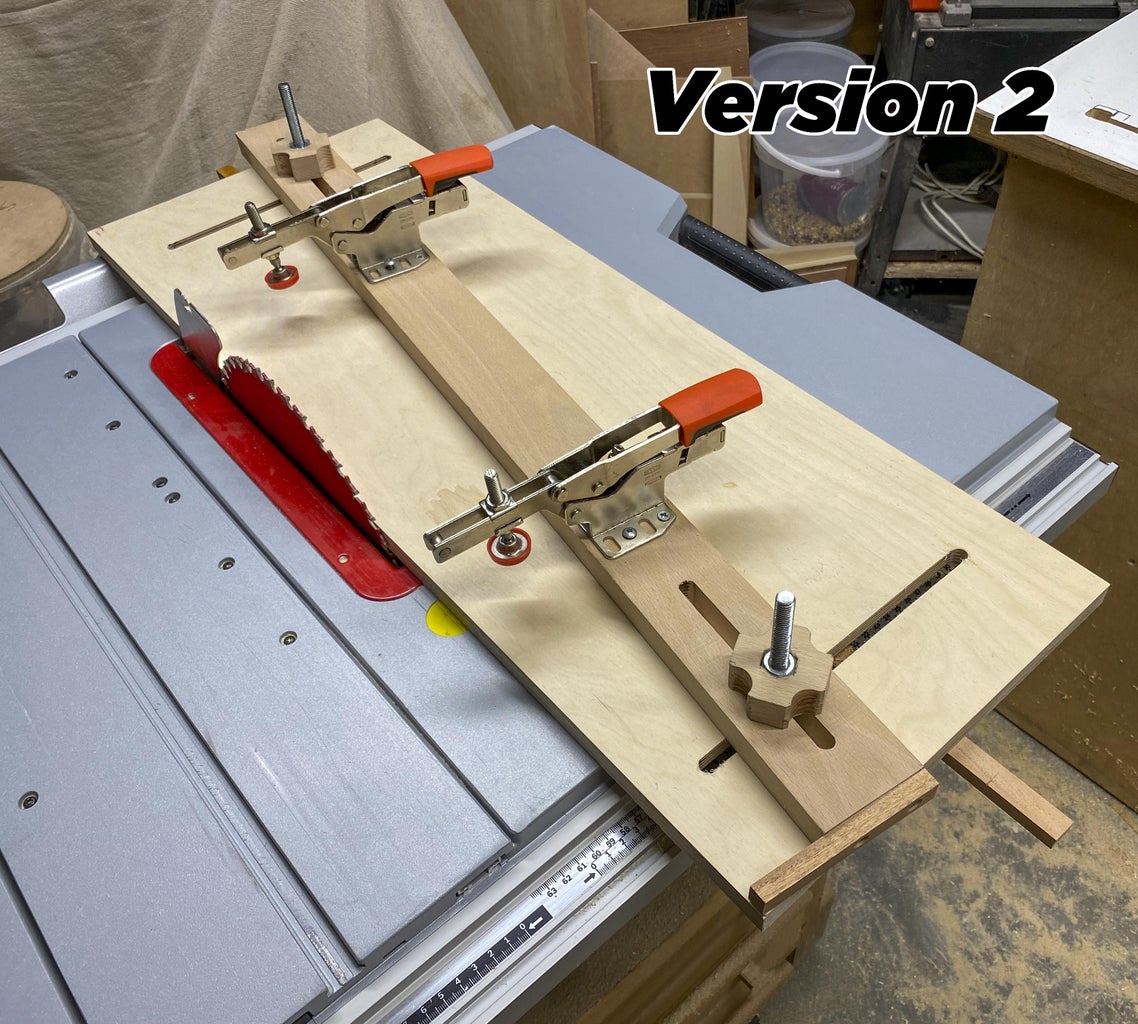 Diy angle jig for table saw