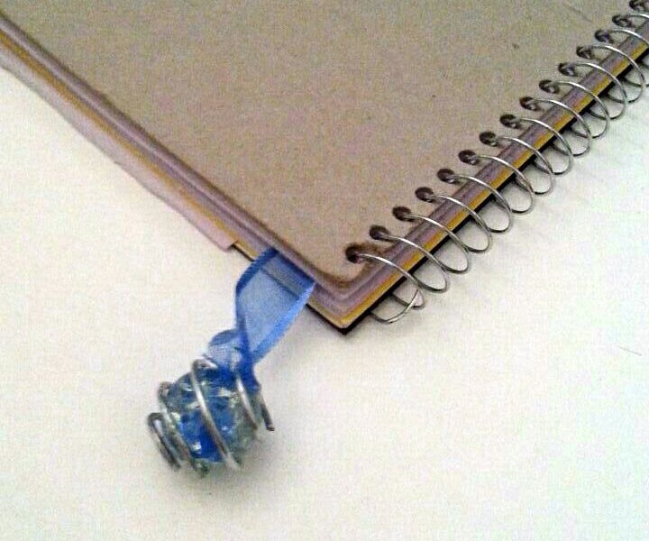 Baked Marble Bookmark