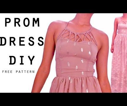 Strappy neck dress DIY || FREE PATTERN
