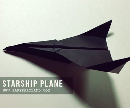 How to Make an Origami Airplane - Avión De Papel | Starship  