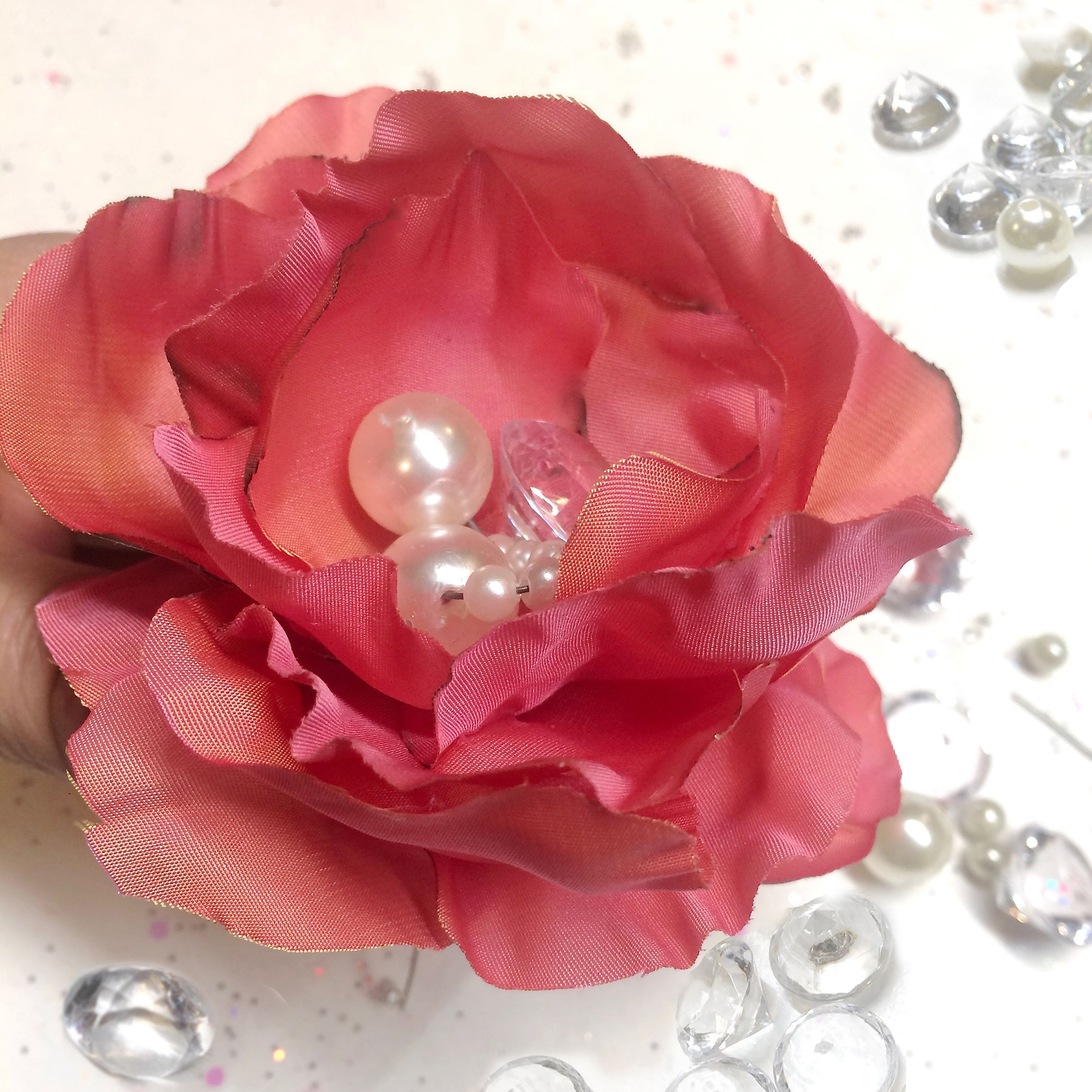how to make silk flowers for dresses Statement DIY Fabric Flowers