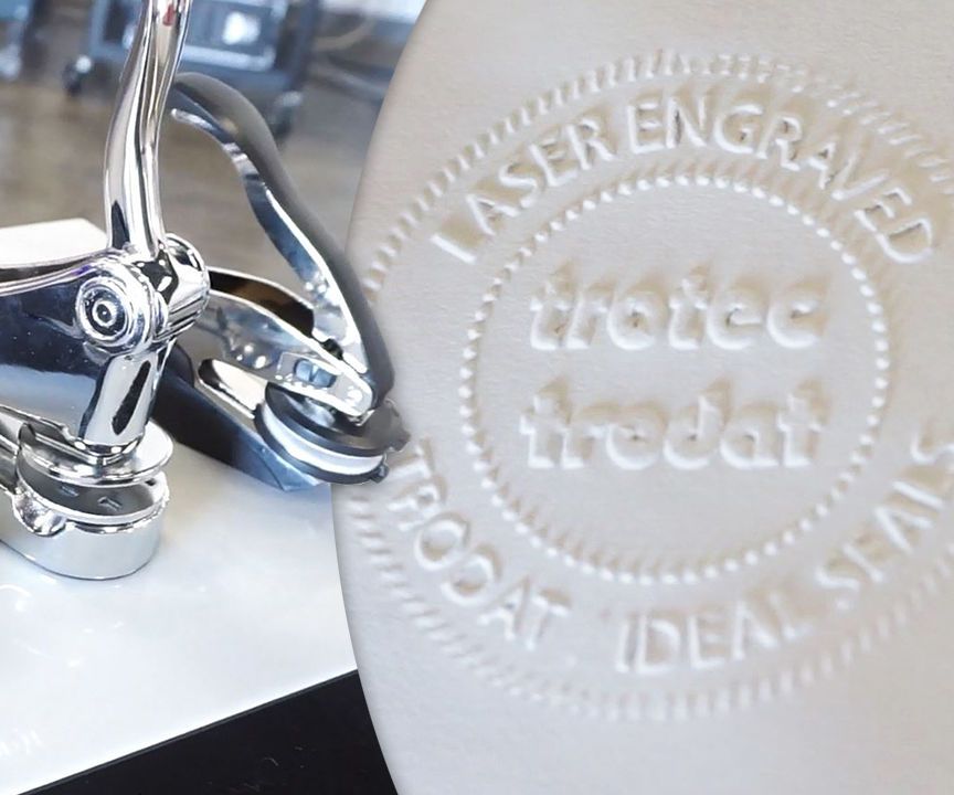 Laser Engraved Paper Seals