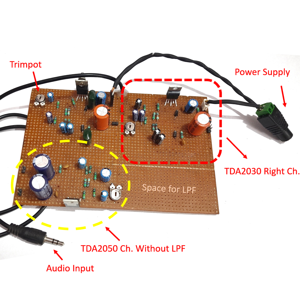 DIY 2.1 Class AB Hi-Fi Audio Amplifier - Under $5 : 10 Steps (with