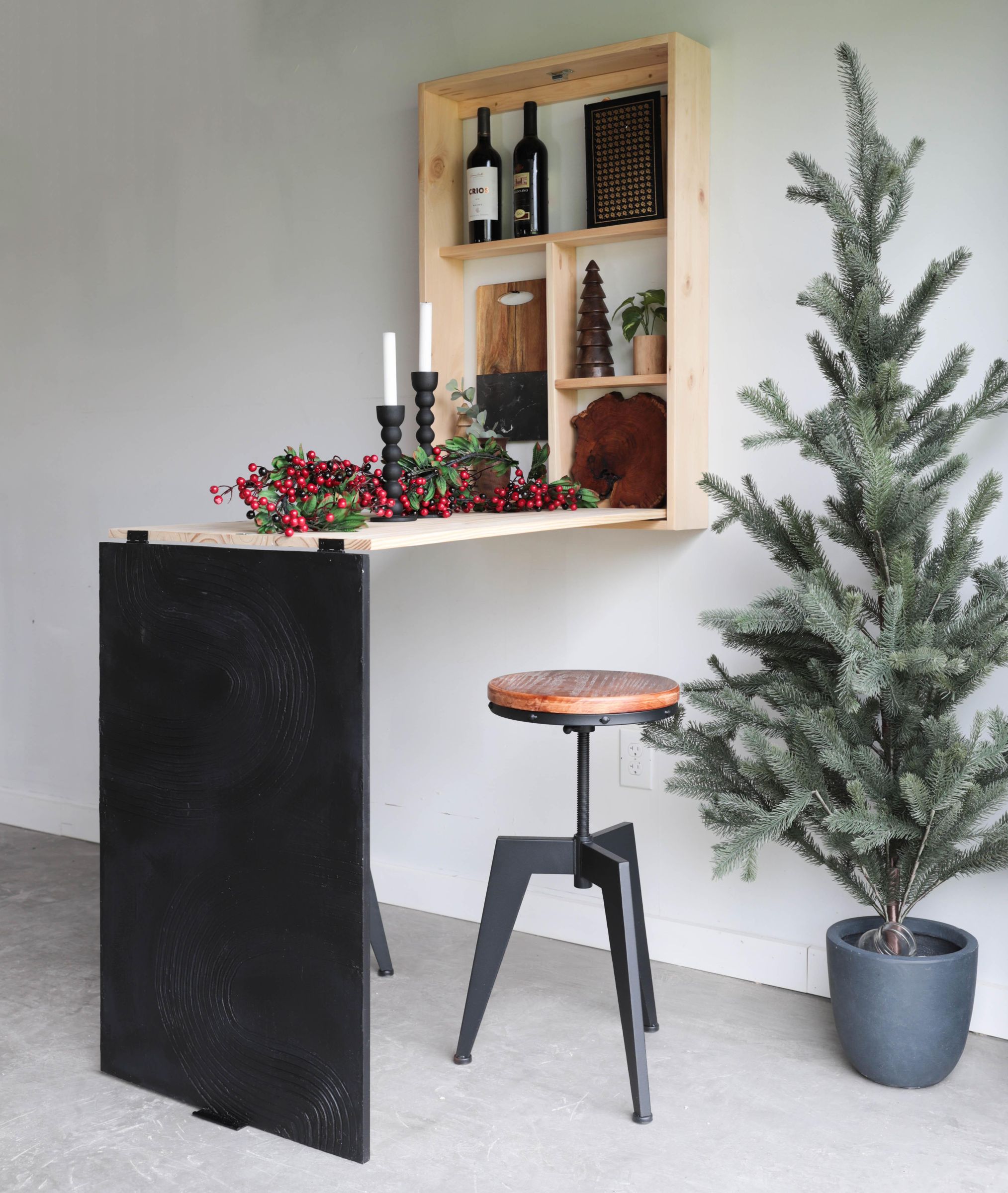 Hidden DIY Fold Down Wall Table! 6 Steps (with Pictures) Instructables