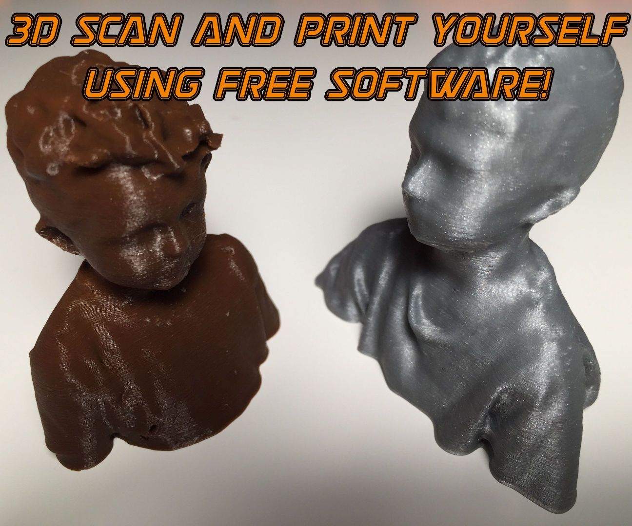 3D Scan and Print Yourself Using FREE Software!
