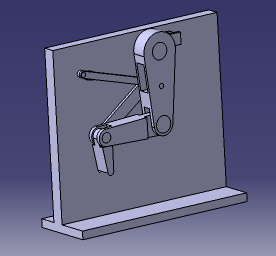 How to Make a Simple 3-D Ball Kicking Leg Mechanism Using CATIA