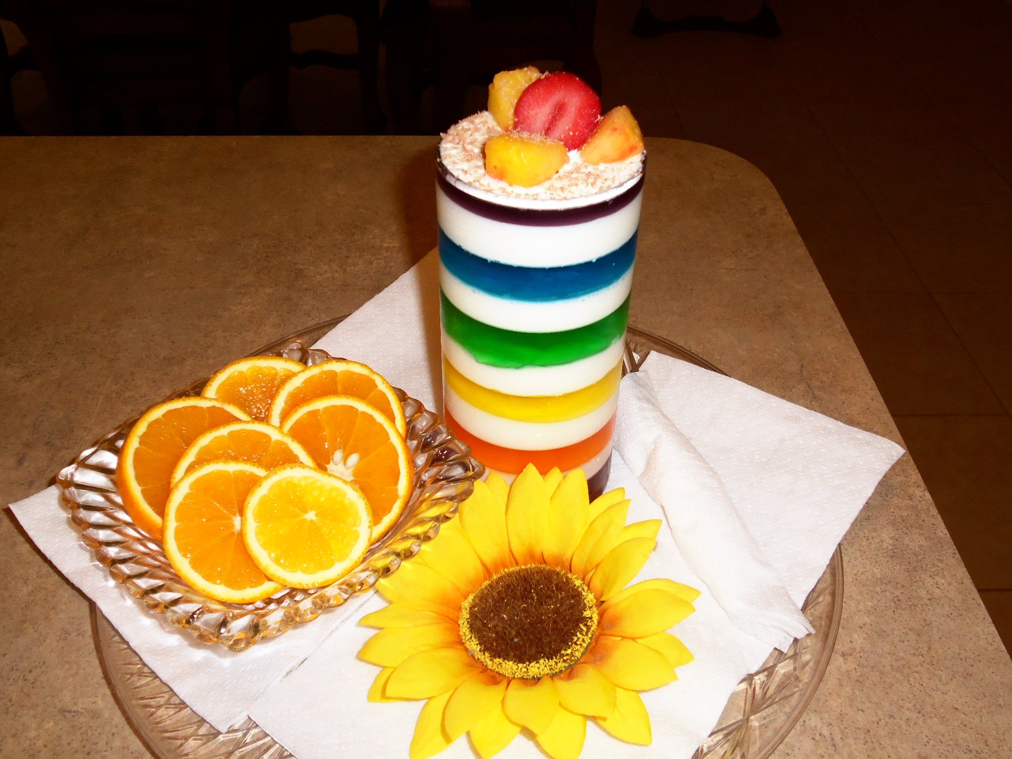Rainbow Jello