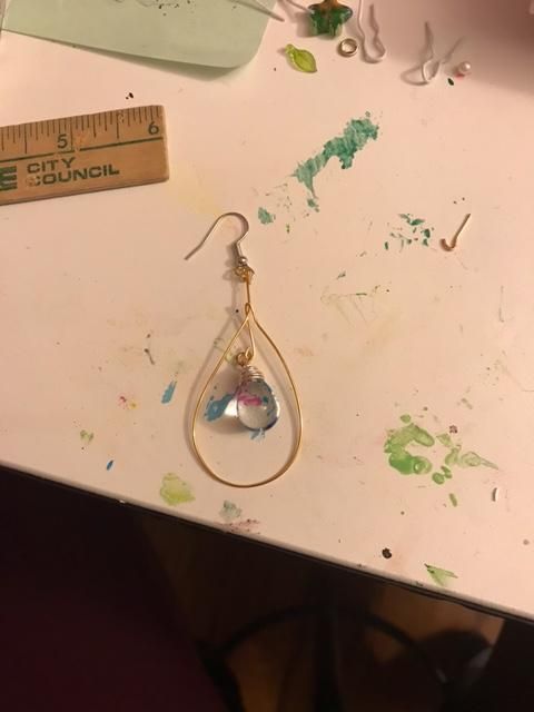 DIY Teardrop Earrings