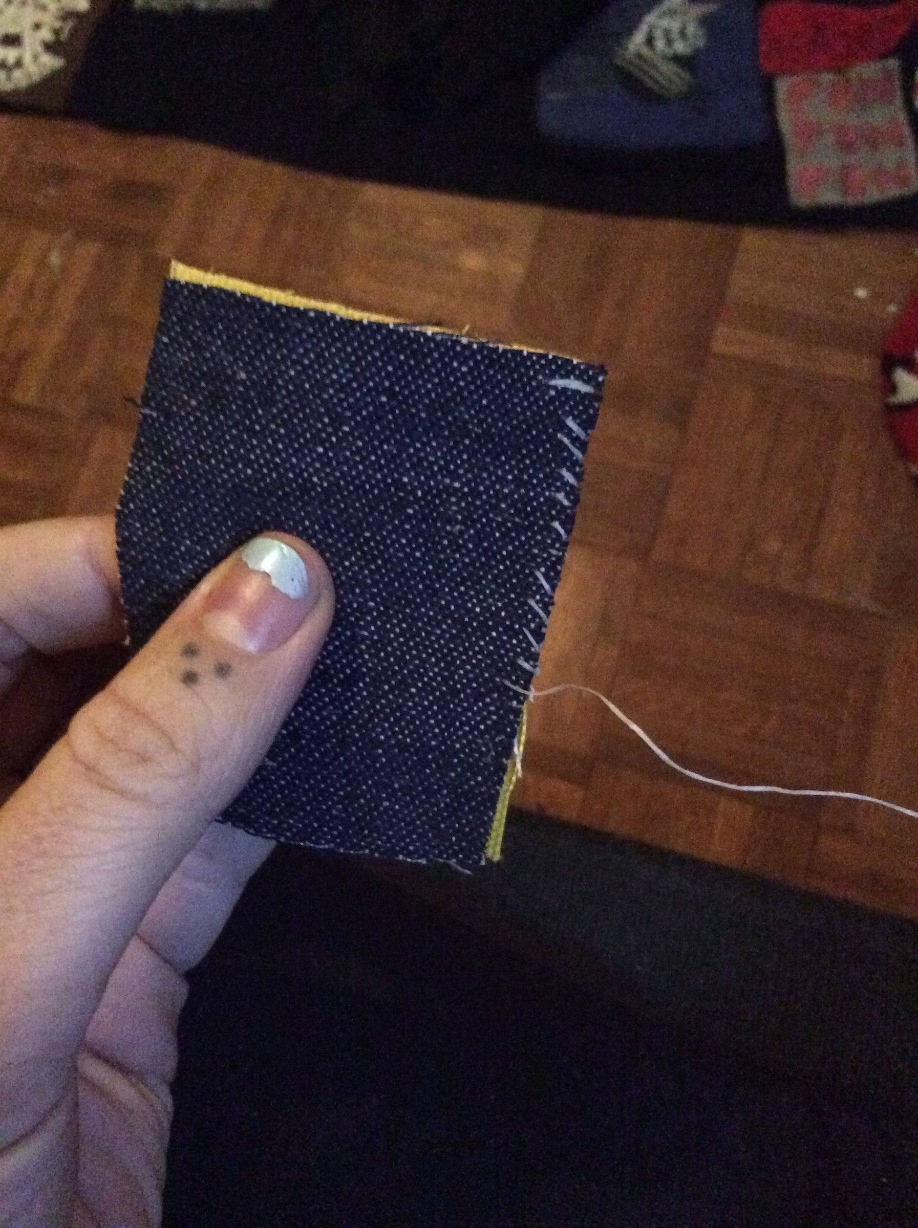 How to Sew With Dental Floss 6 Steps Instructables