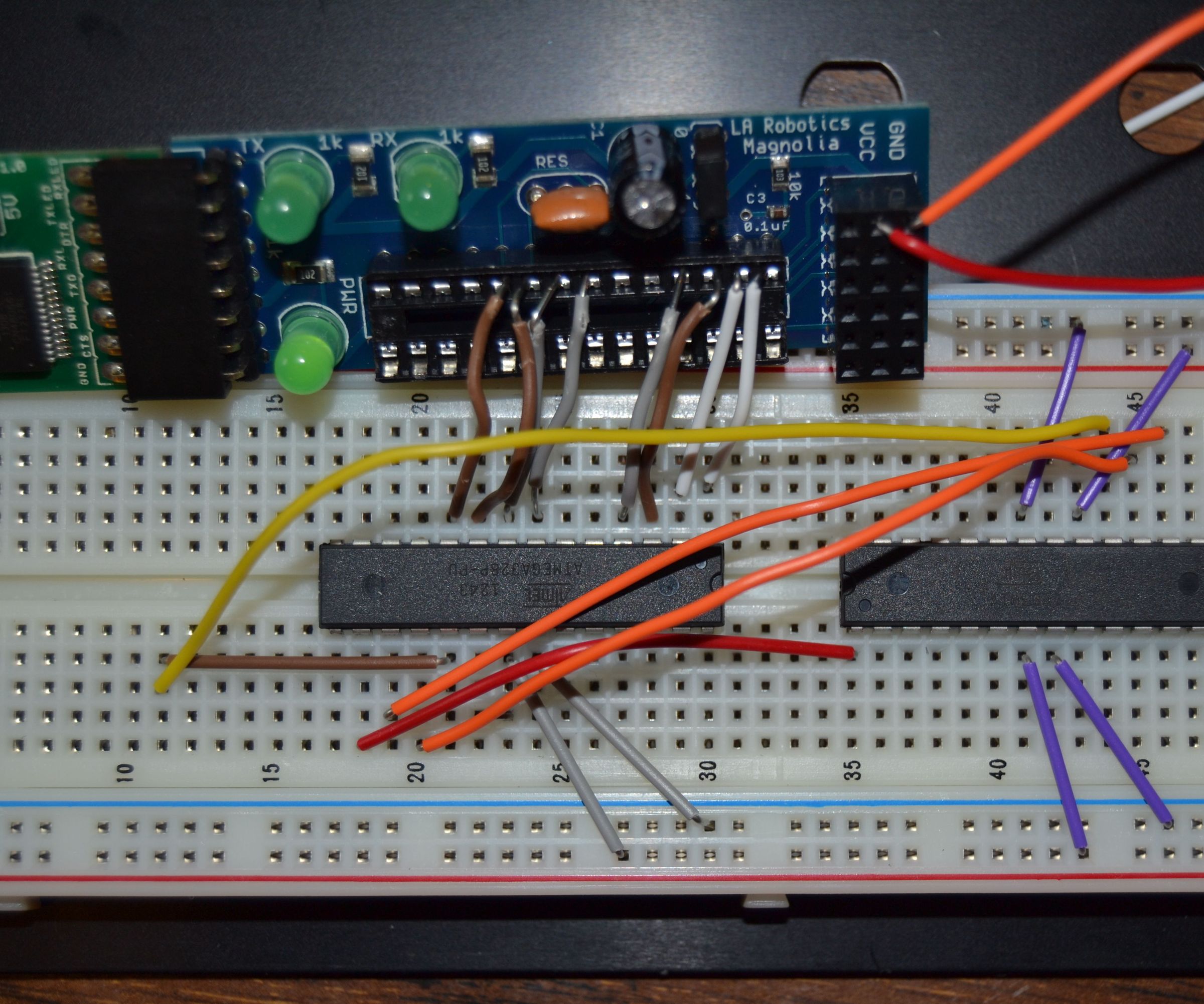 How to Burn Arduino Bootloader W/ Magnolia Board (Cost and Size of Pack of Gum KickStarter)