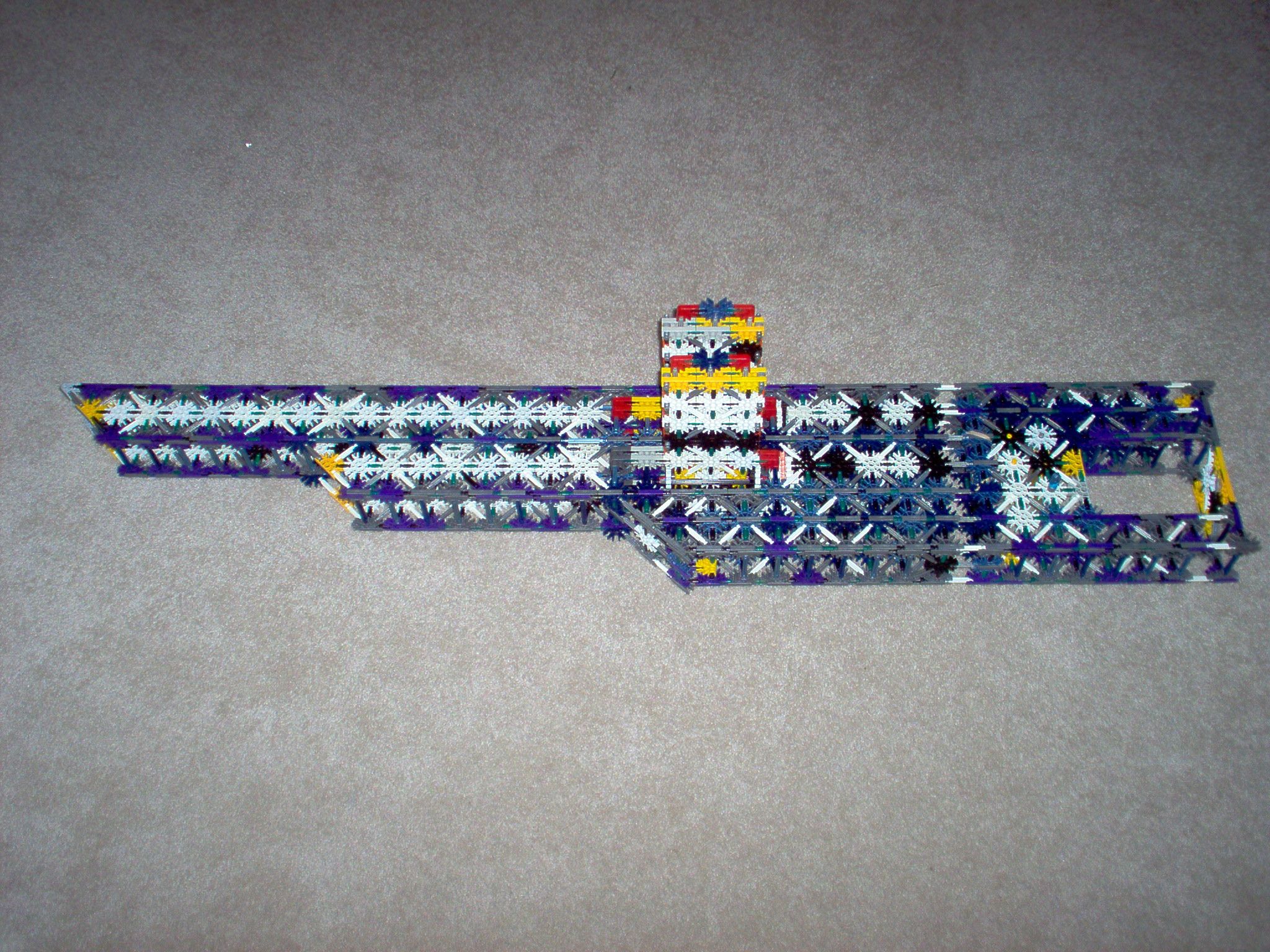 5 Foot Double Barrel Knex Gun