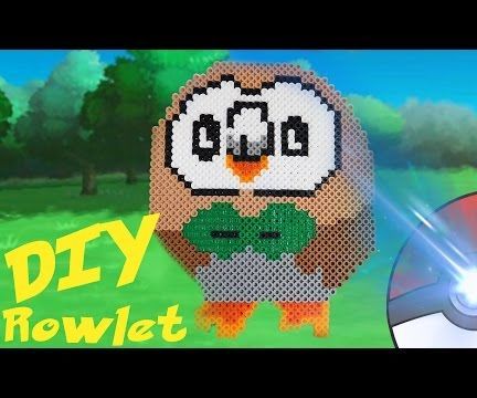 Rowlet From Pokémon | Bead Sprite