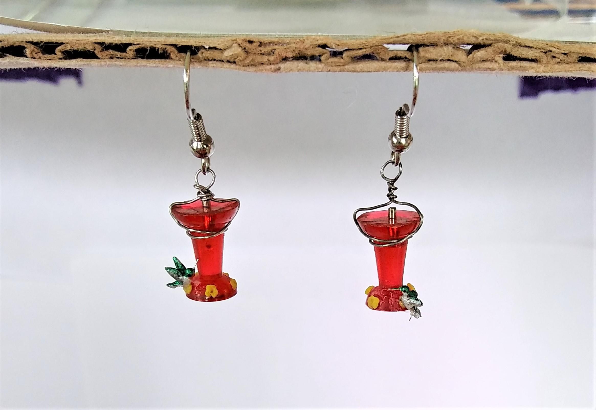 Mini Hummingbird Feeder Earrings 10 Steps (with Pictures) Instructables