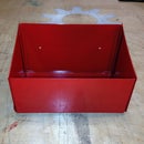 Sandblasting and Powder coating sheet metal toolbox .... or just about anything