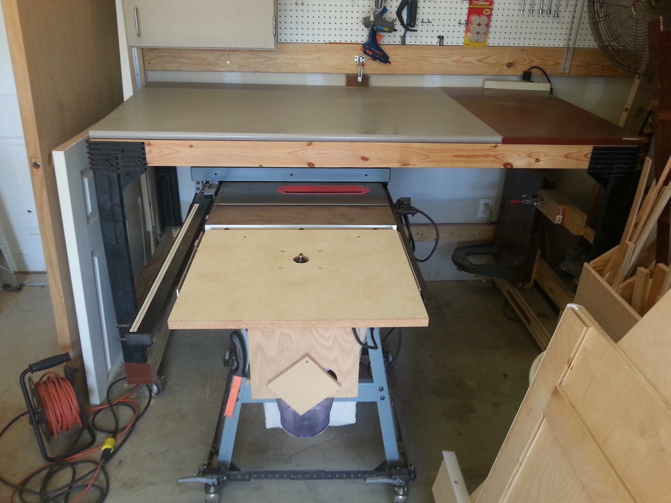 Portable Table For Your Portable Table Saw With Pictures Instructables Portable Table For Your Portable Table Saw With Pictures Instructables