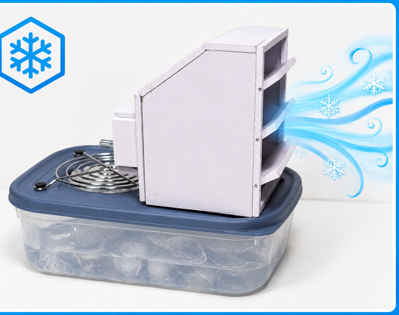 DIY Ice-Powered Personal Air Cooler