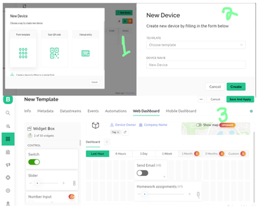 Create New Blynk Project