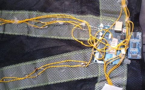 Inserting the LEDs Into the OptiGuard Reflector Fabric
