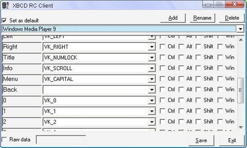 Software for the DVD Remote
