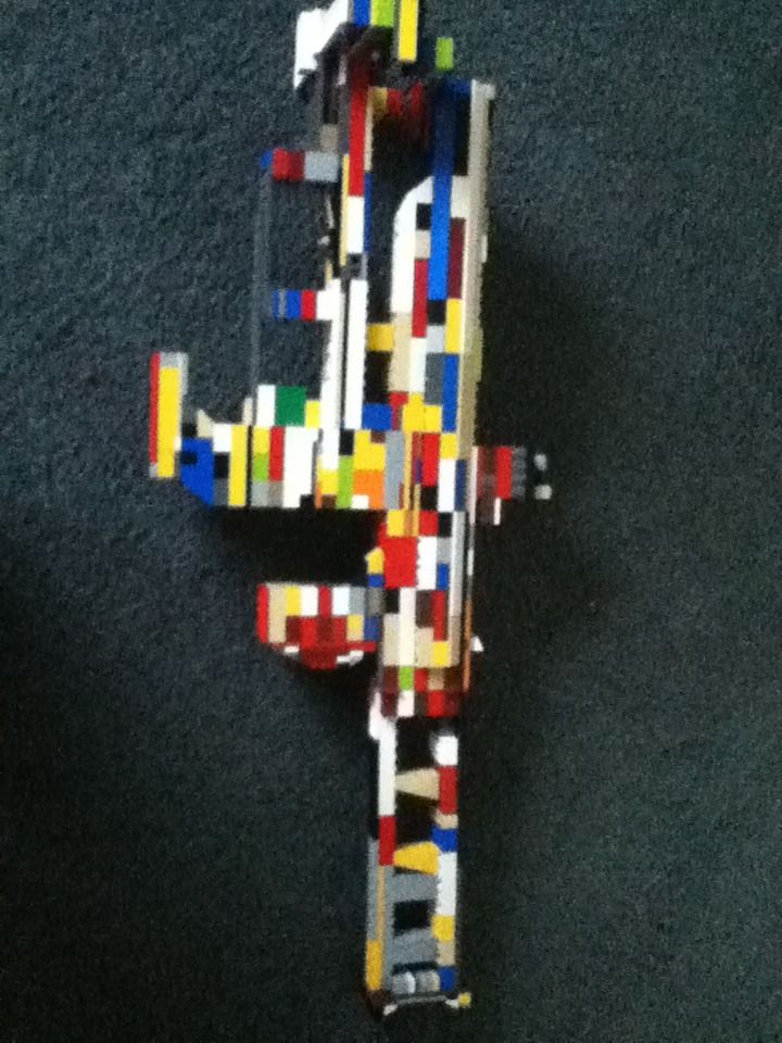 Full Size Lego Rifle With Mini Working Crossbow