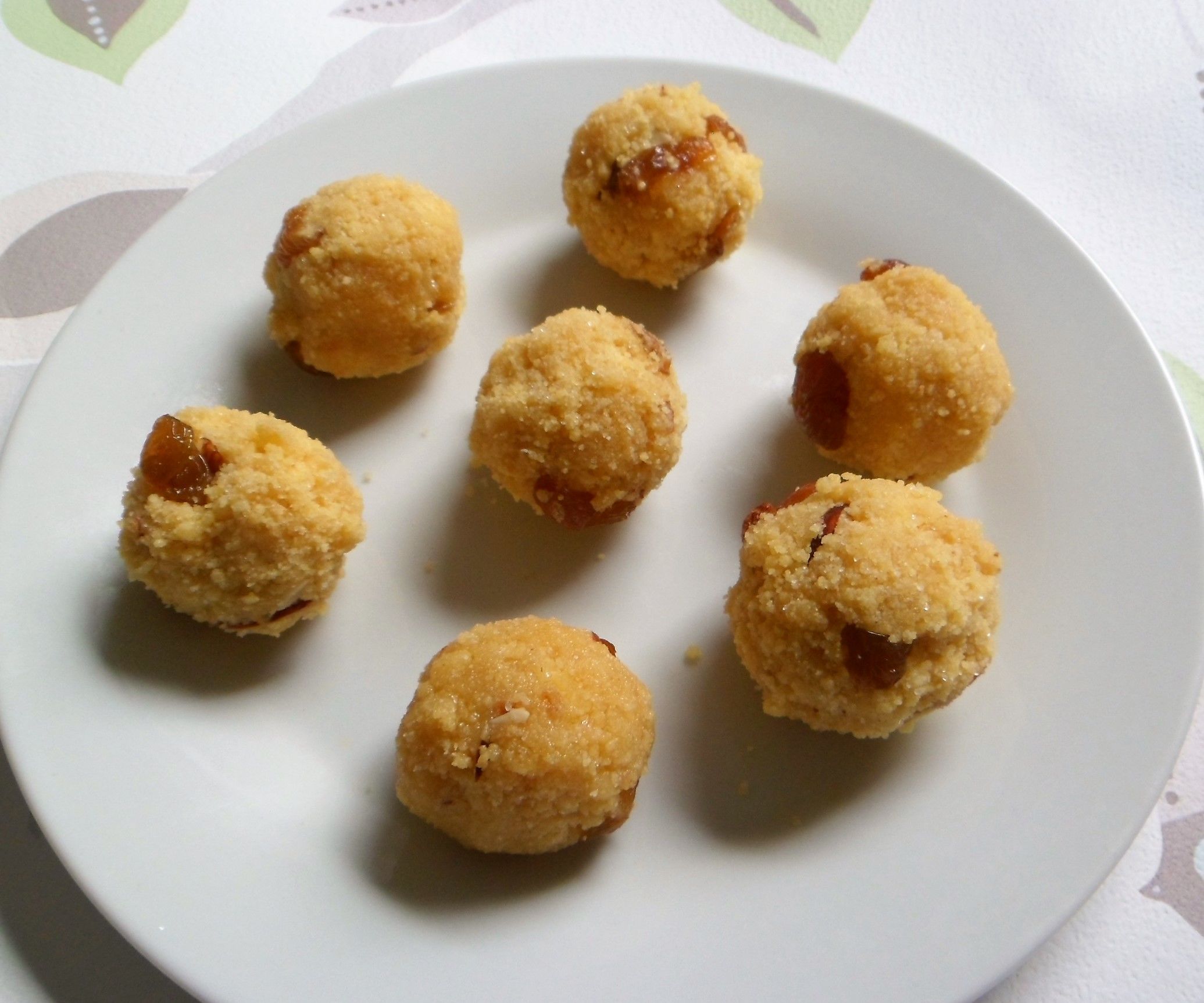 Semolina Chick Pea Flour Laddu