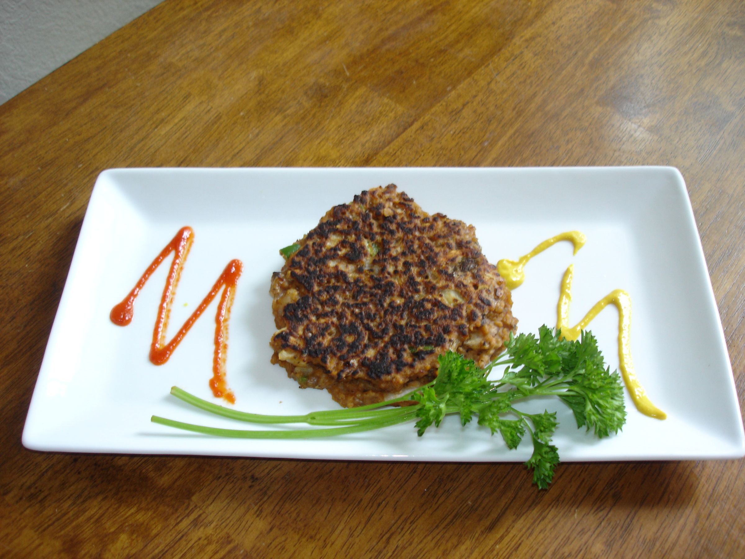 Not-so-veggie Veggie Burger