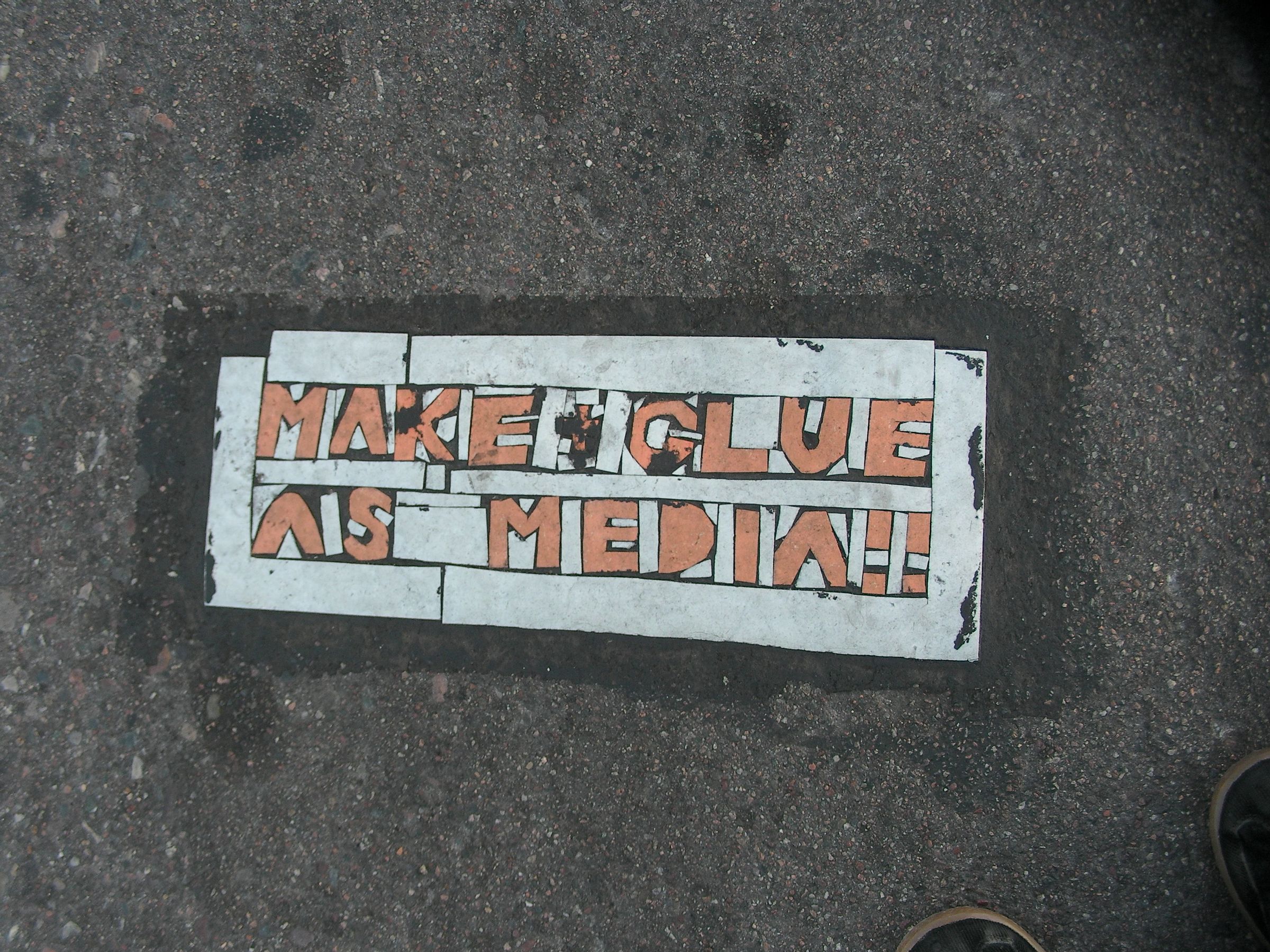 Linoleum Asphalt Mosaics