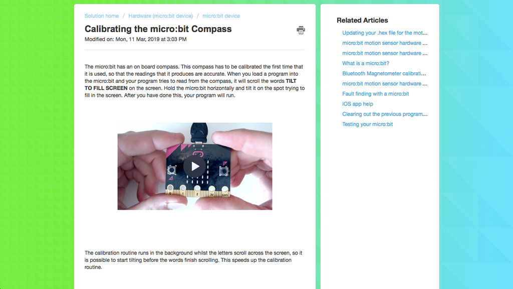 Make Code Micro Bit Compass Tutorial Micro:bit Compass : 9 Steps (with Pictures) - Instructables