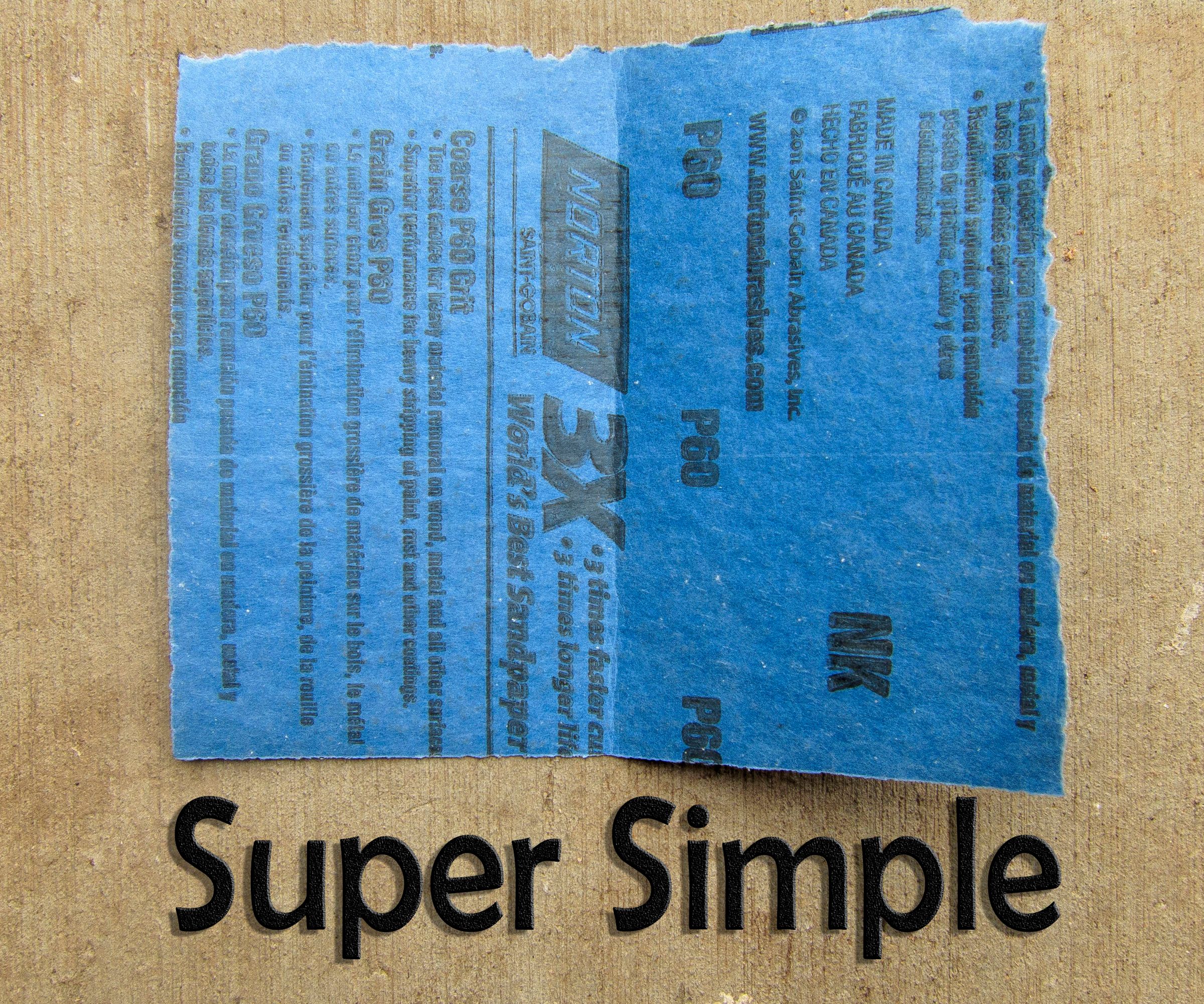 Sandpaper Tip