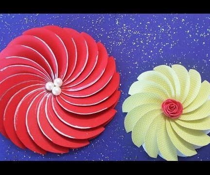 How to Make Easy Paper Spiral Flower for DIY Projects