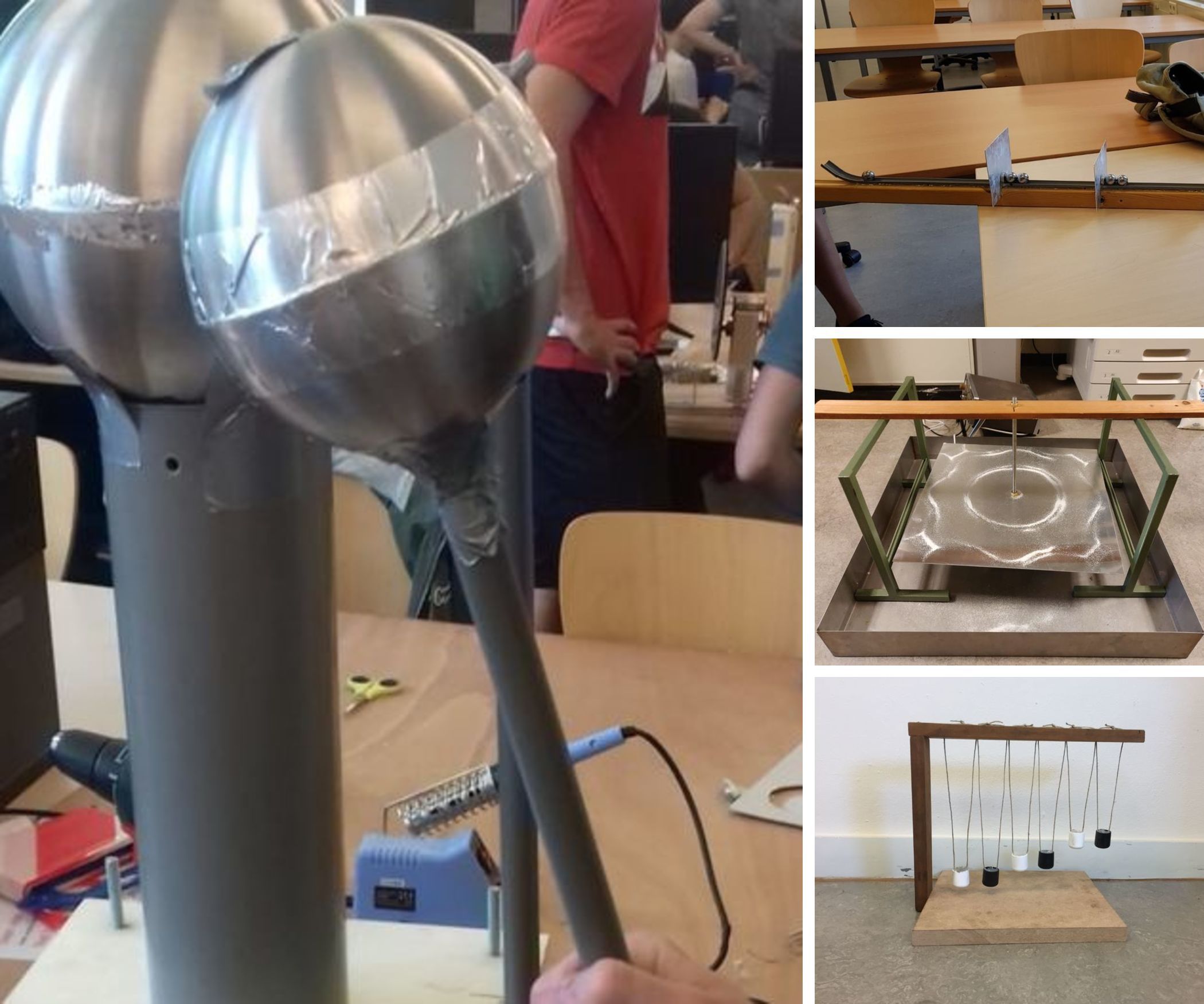 Natuurkunde Demonstraties Voor Middelbare Scholen, Gemaakt Door Eerste Jaar TU Delft Studenten