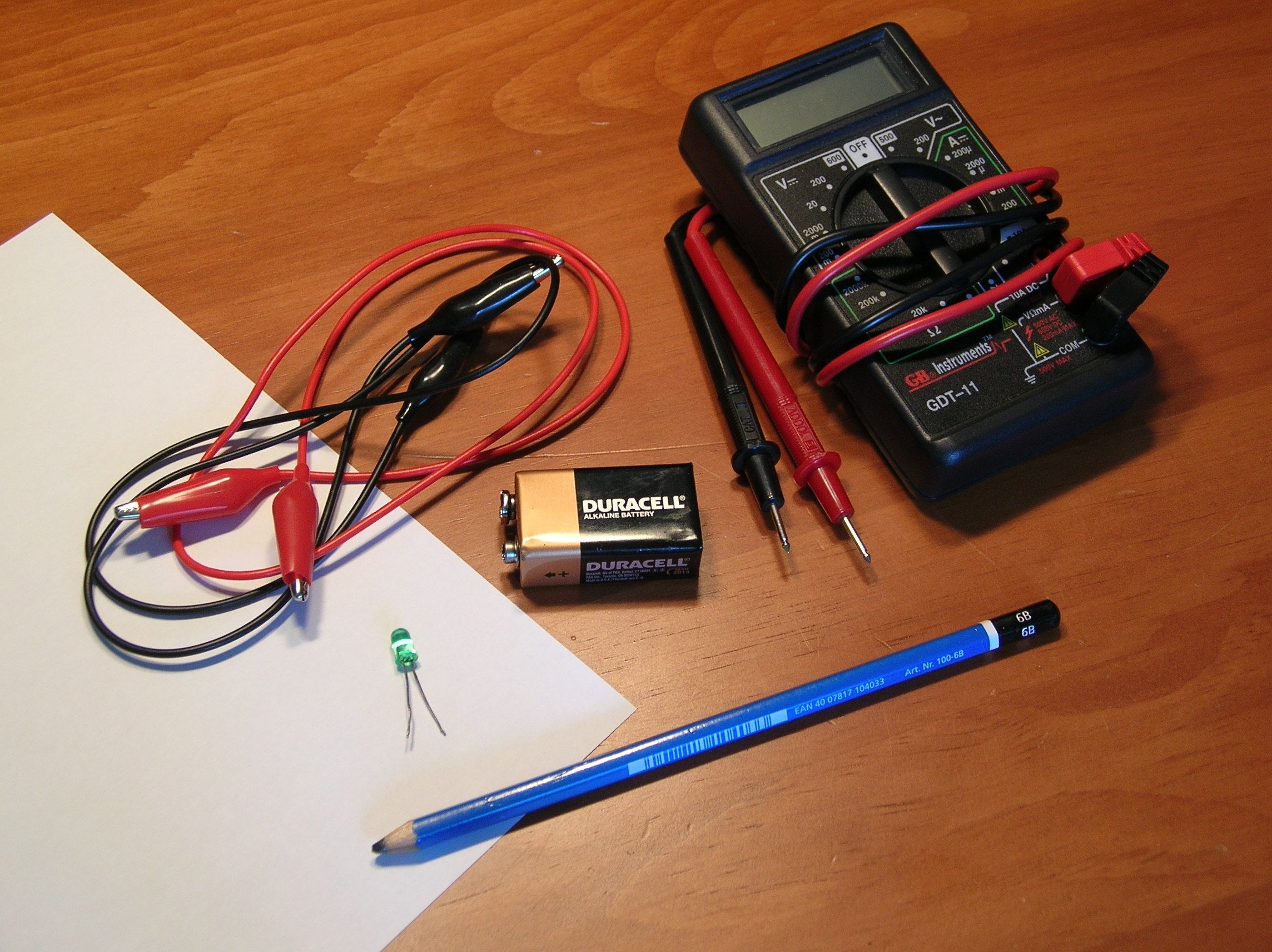 Make a Pencil's Lead Potentiometer (Experimentations) 6 Steps (with