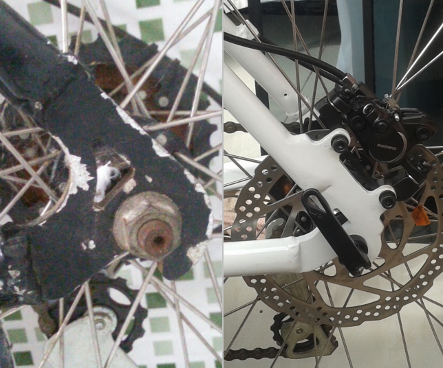 Fabricando Um Suporte De Freio a Disco Para Uma Caloi Aluminum