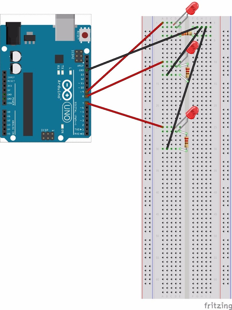 Arduino Controlled LED Music Light Show by Mark : 5 Steps (with ...