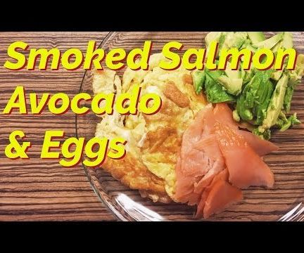 Simple Egg, Salmon & Avocado Breakfast
