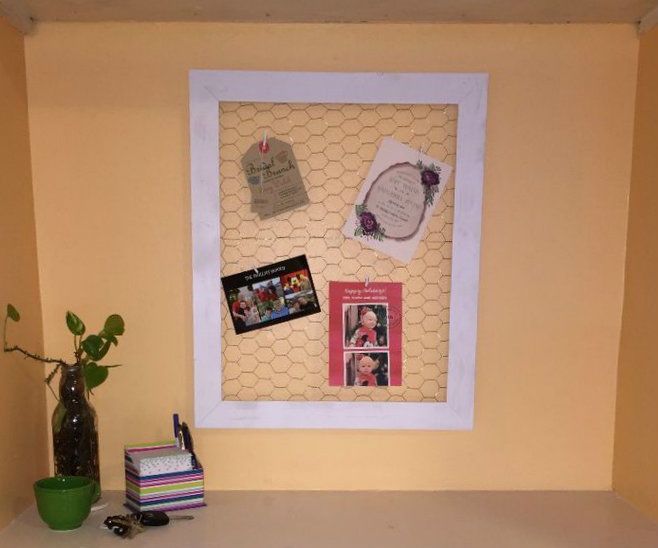 Chicken Wire Picture Frame