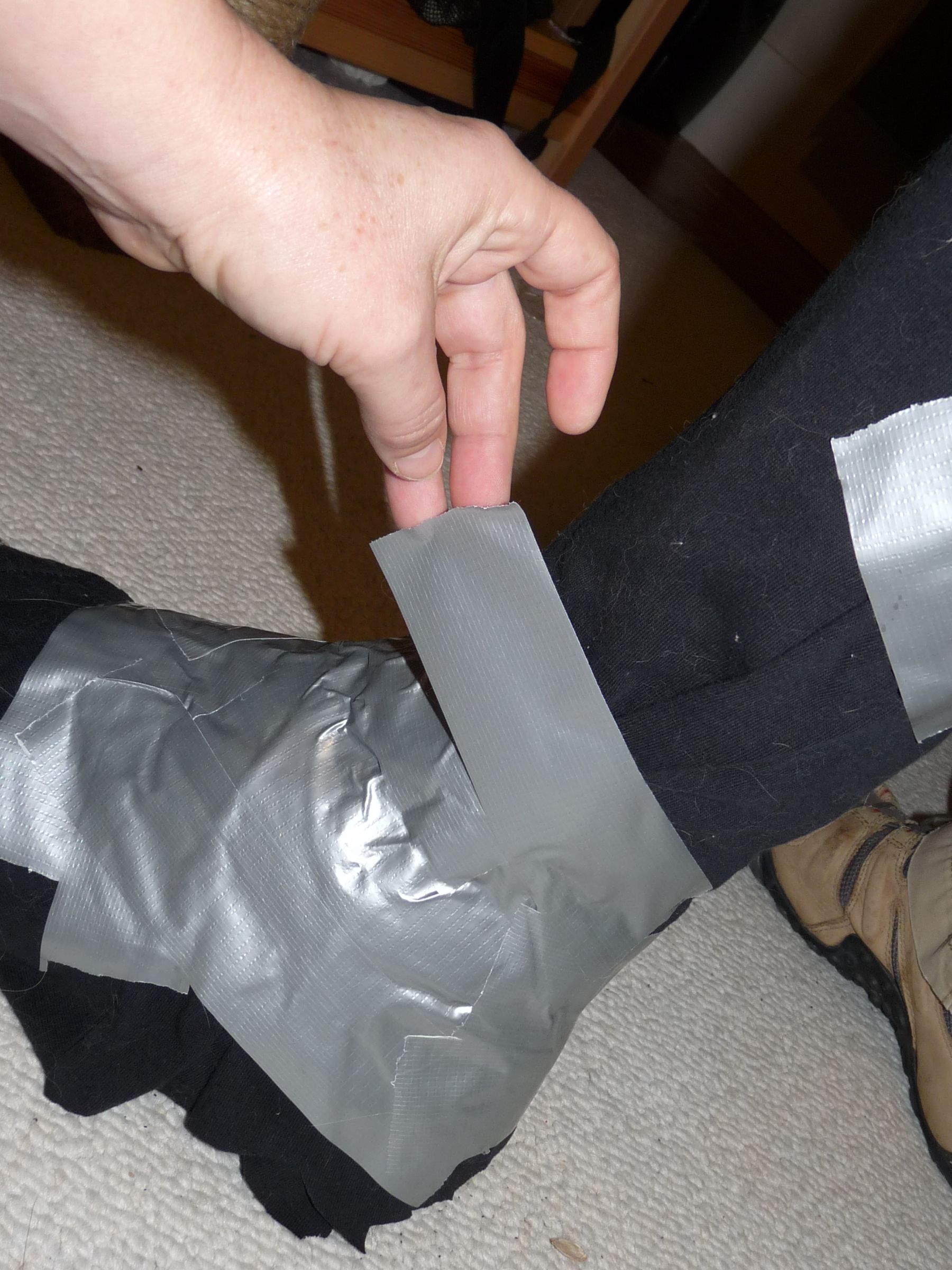 Duct Tape Hiking Gaiters 5 Steps (with Pictures) Instructables