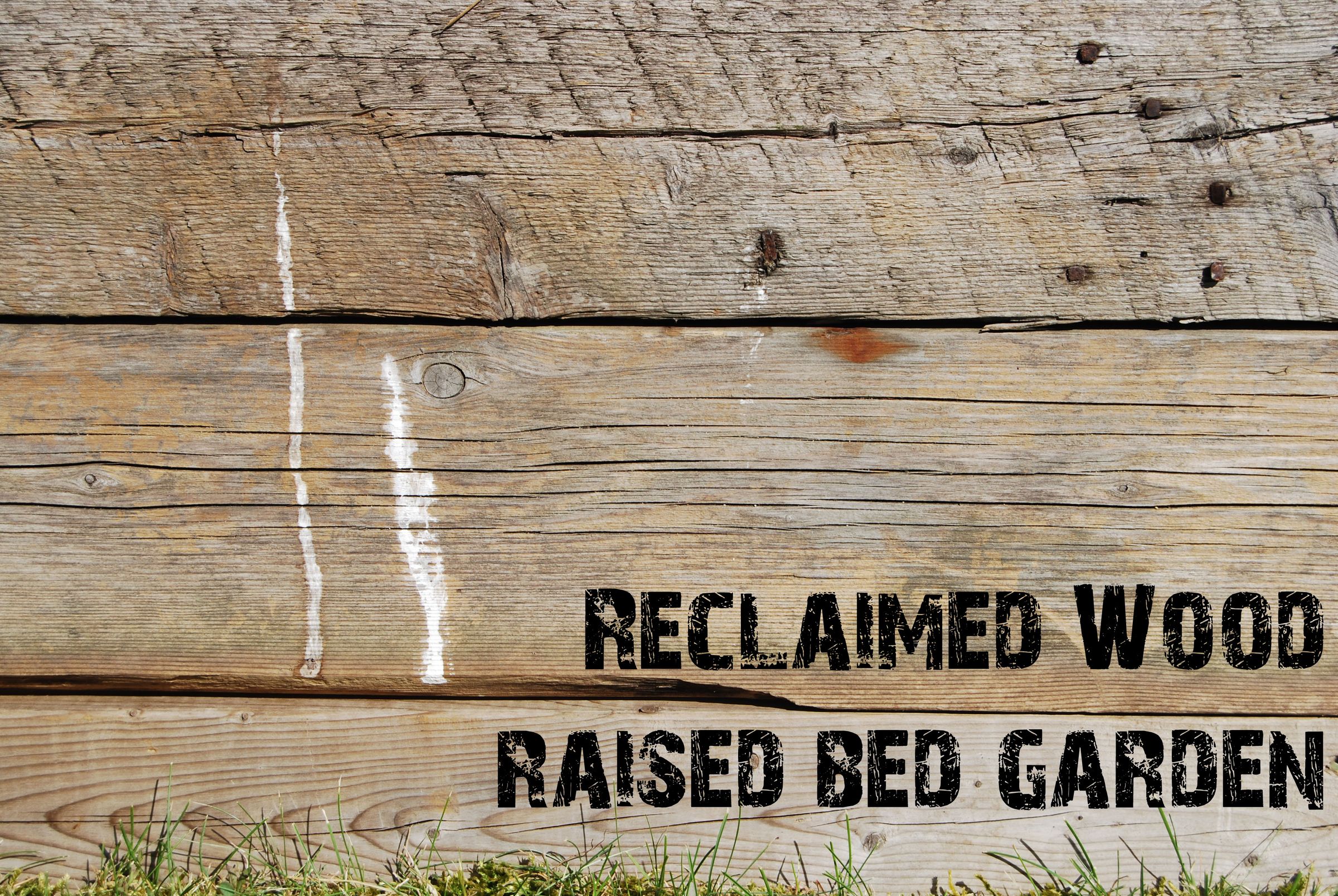 Reclaimed Wood Raised Bed Garden 5 Steps (with Pictures) Instructables