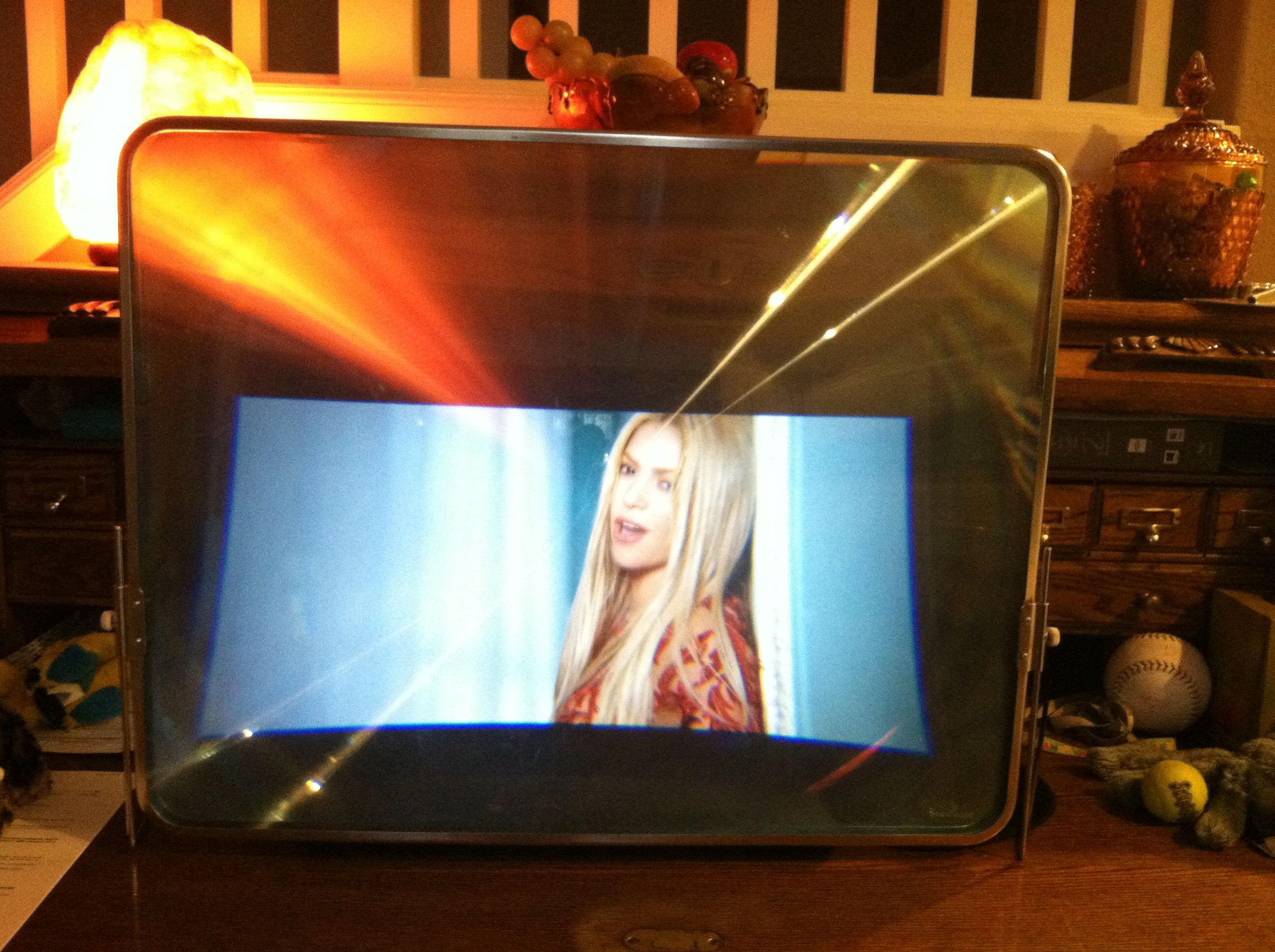 Makeshift Emergency Flat Screen Tv