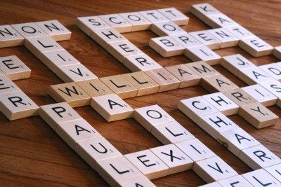 Grandma's Scrabble Wall Art