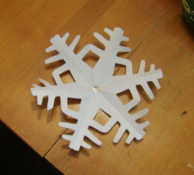 Make a 6 Sided Snowflake