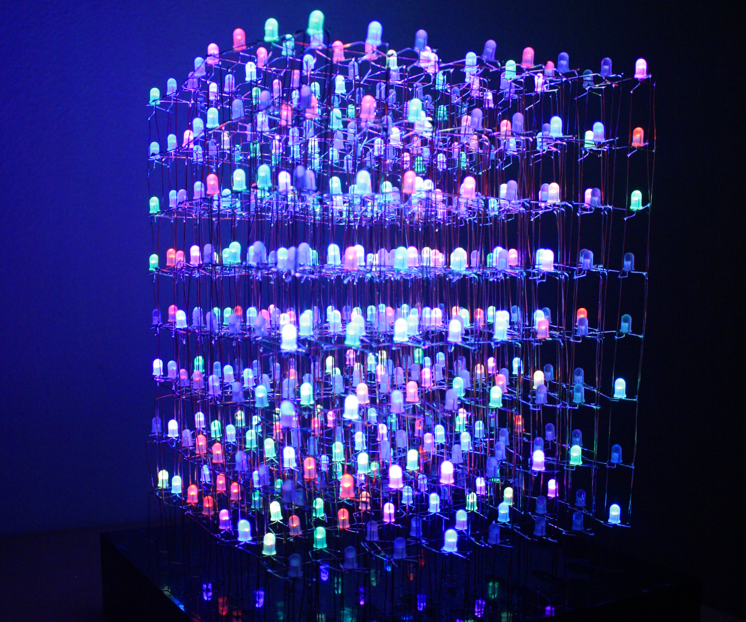 RGB 8x8x8 LED Cube