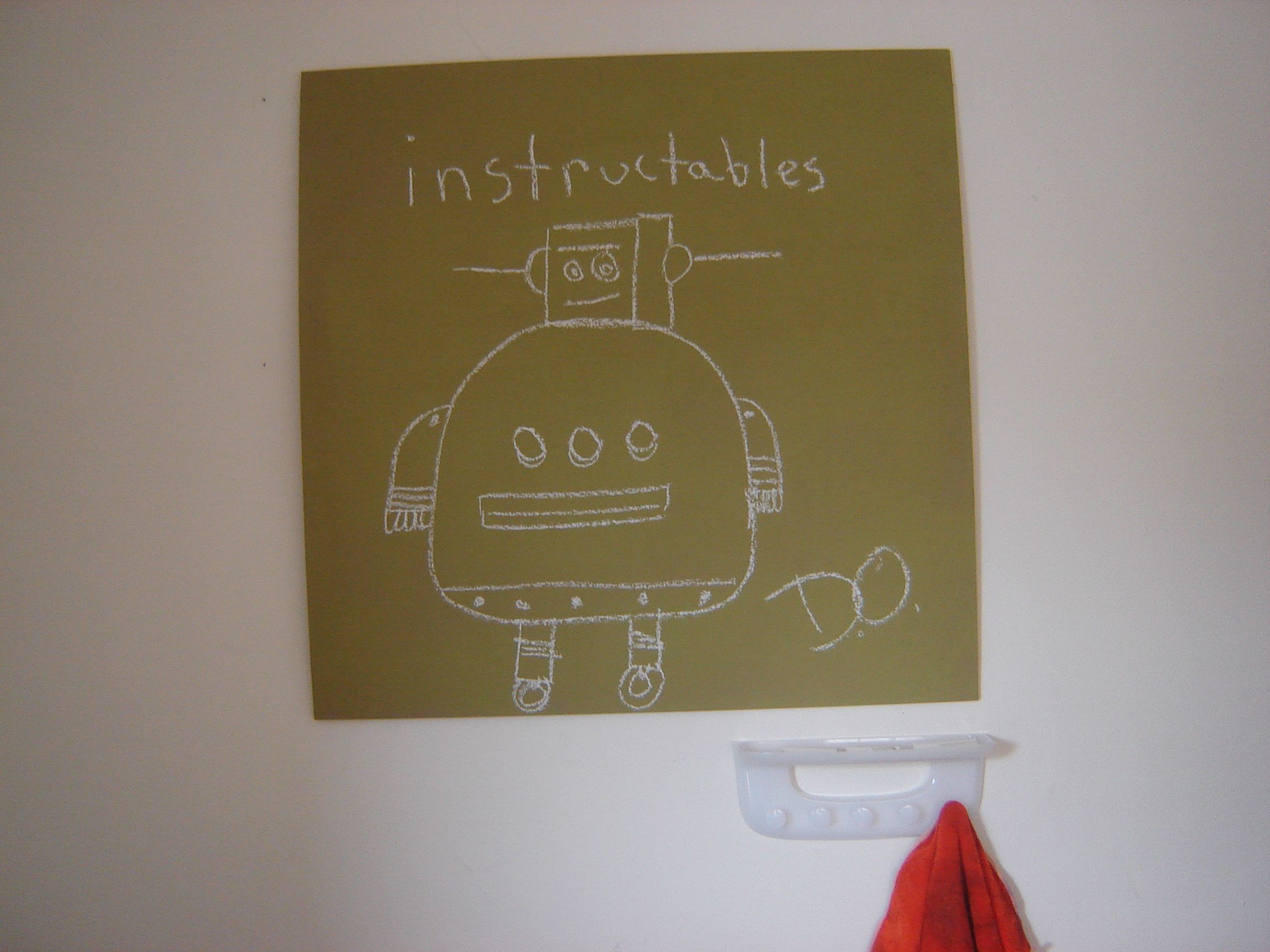 A Simple Colored Chalkboard