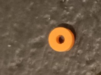 Oranje Ringetje Op Het Lange Staafje