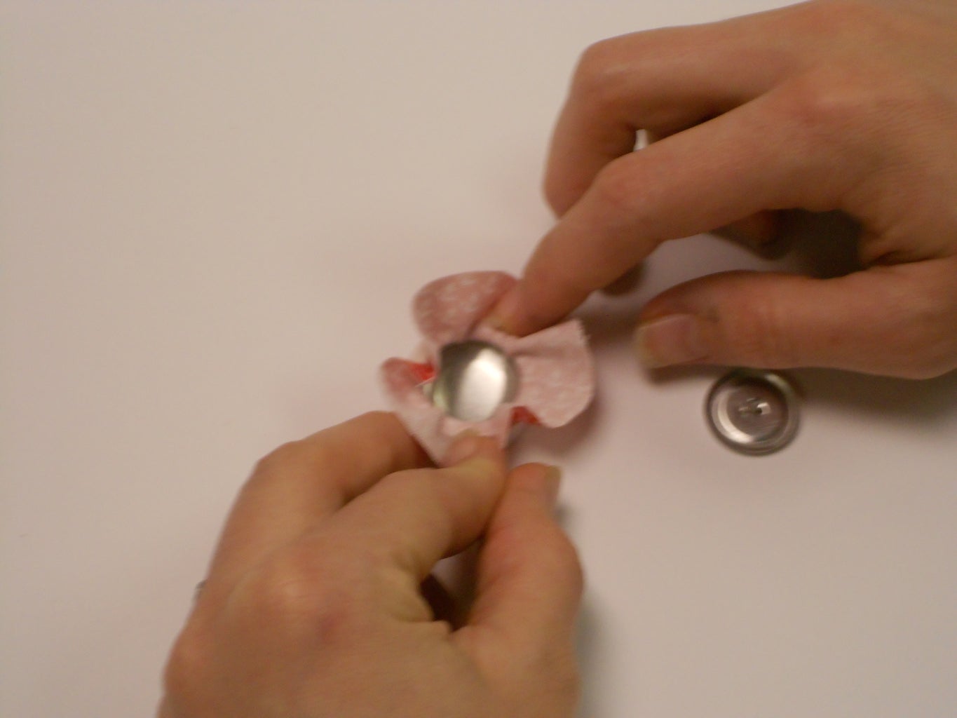 How To Make Fabric Buttons 3 Steps With Pictures Instructables How To Make Fabric Buttons 3 Steps With Pictures Instructables