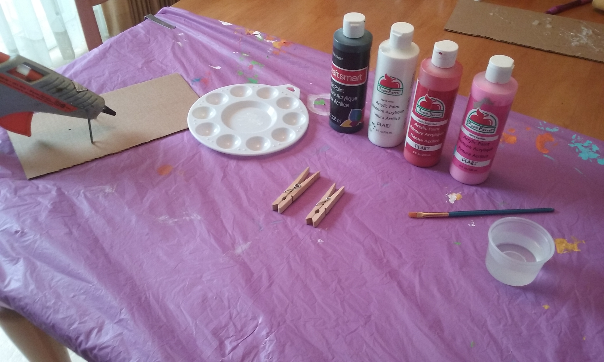 Clothespin Eiffel Tower 3 Steps Instructables