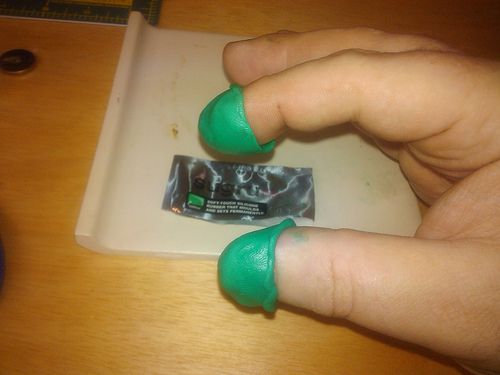 Sugru Thimbles for Manipulating HOT Stuff