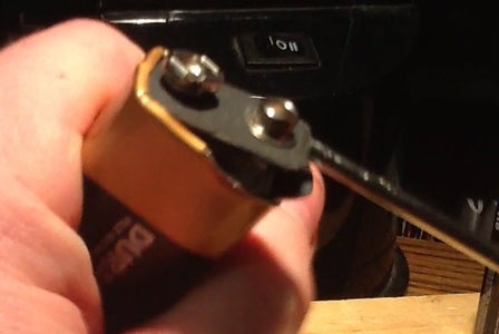 How to Pry Open a 9 Volt for Parts