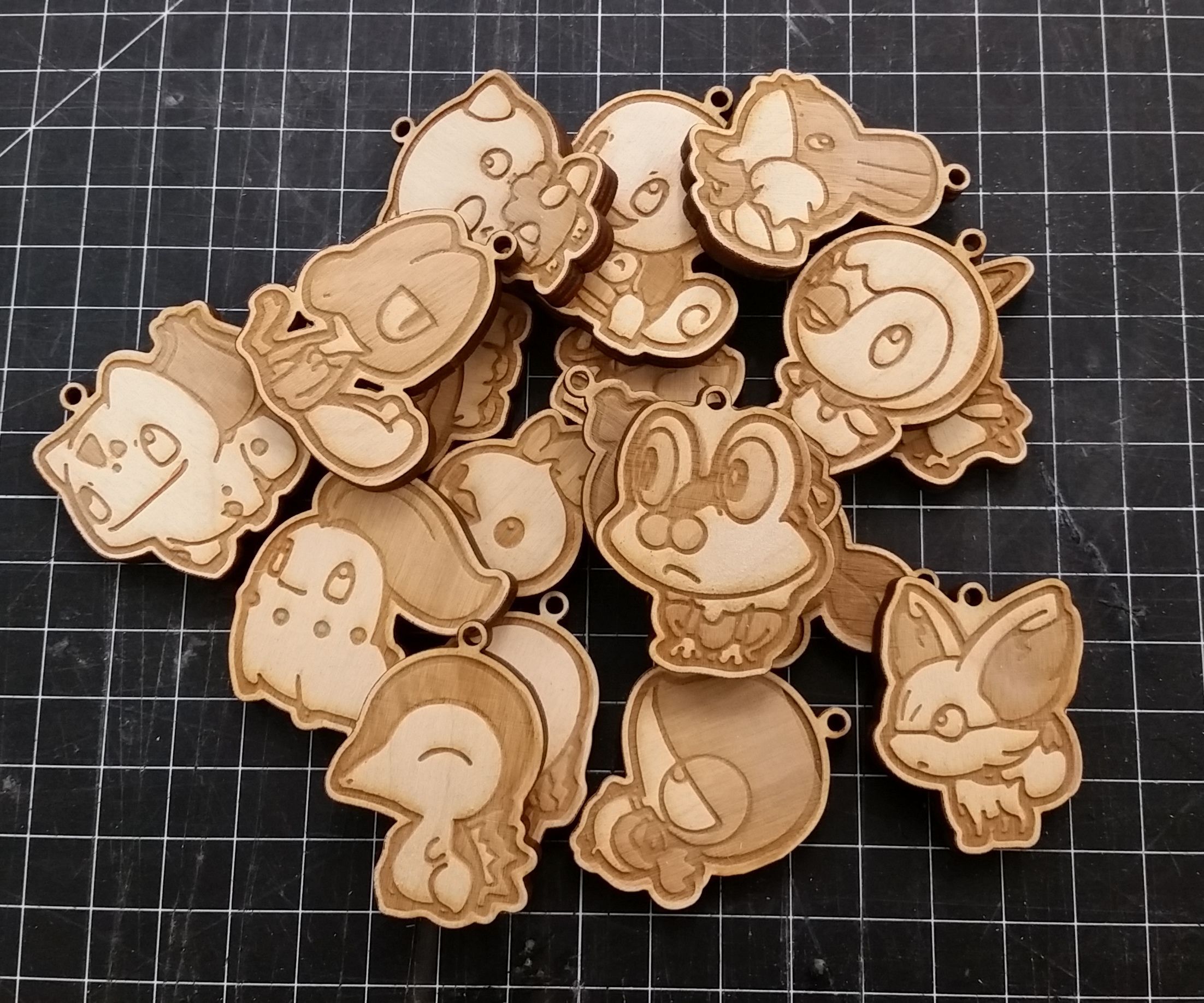 Pokemon Birch Keychains